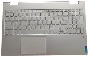 Replacement for Lenovo Yoga C740-15IML 81TD Laptop Upper Top Cover Case Palmrest Backlit Keyboard Touchpad Assembly Part 5CB0U43851 Platinum Replacement for Lenovo Yoga C740-15IML 81TD Laptop Upper Top Cover Case Palmrest Backlit Keyboard Touchpad Assembly Part 5CB0U43851 Platinum