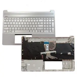 L63578-001 Replacement Laptop for HP 15-DY 15-EF 15s-eq 15s-fq 15T-DY100 15Z-EF100 17-CA1022CY 14-dh1000 15 inch Upper Top Cover Case Palmrest Not-Backlit Keyboard Assembly Part Sliver L63578-001 Replacement Laptop for HP 15-DY 15-EF 15s-eq 15s-fq 15T-DY100 15Z-EF100 17-CA1022CY 14-dh1000 15 inch Upper Top Cover Case Palmrest Not-Backlit Keyboard Assembly Part Sliver