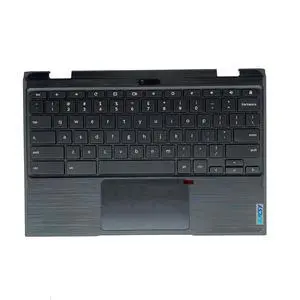 Replacement for Lenovo 300e Chromebook 2nd Gen 81MB Laptop Upper Top Cover Case Palmrest Not-Backlight Keyboard Touchpad Assembly Part with Camera 5CB0T79500 Black Replacement for Lenovo 300e Chromebook 2nd Gen 81MB Laptop Upper Top Cover Case Palmrest Not-Backlight Keyboard Touchpad Assembly Part with Camera 5CB0T79500 Black