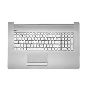 Replacement for HP 17t-by 17z-ca 17-by 17-ca Laptop Upper Top Cover Case Palmrest Not-Backlit Keyboard Touchpad Assembly Part with ODD L92785-001 2020 Year, Silver, 17.3 inch Replacement for HP 17t-by 17z-ca 17-by 17-ca Laptop Upper Top Cover Case Palmrest Not-Backlit Keyboard Touchpad Assembly Part with ODD L92785-001 2020 Year, Silver, 17.3 inch