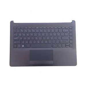 Replacement for HP Pavilion 14-CF 14-DF 14-DK Laptop Upper Top Cover Case Palmrest Non-Backlit Keyboard Touchpad Assembly Part L24818-001 6070B1306601 Replacement for HP Pavilion 14-CF 14-DF 14-DK Laptop Upper Top Cover Case Palmrest Non-Backlit Keyboard Touchpad Assembly Part L24818-001 6070B1306601