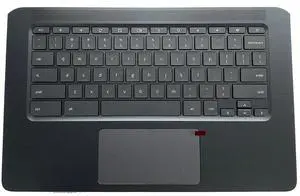 Replacement for HP Chromebook 14A G5 Laptop Upper Top Cover Case Palmrest Keyboard Touchpad Assembly Part L62440-001 Replacement for HP Chromebook 14A G5 Laptop Upper Top Cover Case Palmrest Keyboard Touchpad Assembly Part L62440-001