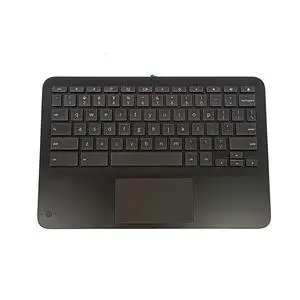 Replacement for HP Chromebook X360 11MK G3 EE Laptop Upper Top Cover Case Palmrest Keyboard Touchpad Assembly Part M49312-001 Black Replacement for HP Chromebook X360 11MK G3 EE Laptop Upper Top Cover Case Palmrest Keyboard Touchpad Assembly Part M49312-001 Black