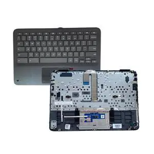 Replacement for HP Chromebook x360 G3 EE 11 Laptop Upper Top Cover Case Palmrest Keyboard Touchpad Assembly Part WFC L92215-001 Replacement for HP Chromebook x360 G3 EE 11 Laptop Upper Top Cover Case Palmrest Keyboard Touchpad Assembly Part WFC L92215-001