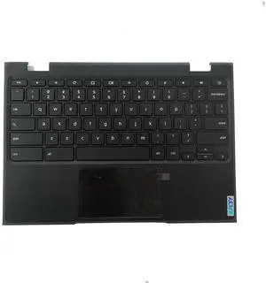 Replacement for Lenovo 100e Chromebook 2nd Gen MTK 2 82Q3 Laptop Upper Top Cover Case Palmrest US Keyboard Touchpad Assembly Part 5CB1E21835 Replacement for Lenovo 100e Chromebook 2nd Gen MTK 2 82Q3 Laptop Upper Top Cover Case Palmrest US Keyboard Touchpad Assembly Part 5CB1E21835
