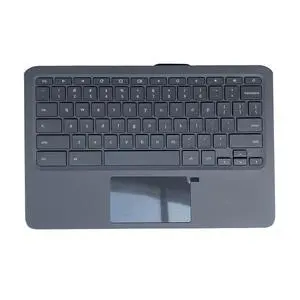 Replacement for HP Chromebook 11 G6 EE Laptop Upper Top Cover Case Palmrest Keyboard Touchpad Assembly Part L14921-001 Replacement for HP Chromebook 11 G6 EE Laptop Upper Top Cover Case Palmrest Keyboard Touchpad Assembly Part L14921-001