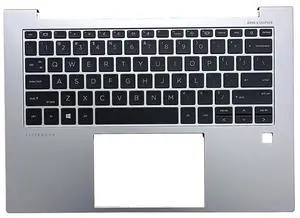 N09057-001 N14788-001 Replacement for HP EliteBook X360 840 845 G9 Laptop Upper Top Cover Case Palmrest Not-Backlit US Keyboard Assembly Part Silver N09057-001 N14788-001 Replacement for HP EliteBook X360 840 845 G9 Laptop Upper Top Cover Case Palmrest Not-Backlit US Keyboard Assembly Part Silver