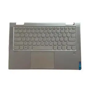 Replacement for Lenovo Yoga C740-14IML Laptop Upper Top Cover Case Palmrest Backlit Keyboard Touchpad Assembly Part 5CB0U43990 AM1FG000110 Sliver Replacement for Lenovo Yoga C740-14IML Laptop Upper Top Cover Case Palmrest Backlit Keyboard Touchpad Assembly Part 5CB0U43990 AM1FG000110 Sliver