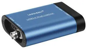 1080P Dual Input Capture Card - HDMI to USB 3.0 Video Capture Device, 60fps UVC YUV422 Plug and Play HD Video Grabber for Game Recording and Live Streaming - No Drivers Required 1080P Dual Input Capture Card - HDMI to USB 3.0 Video Capture Device, 60fps UVC YUV422 Plug and Play HD Video Grabber for Game Recording and Live Streaming - No Drivers Required