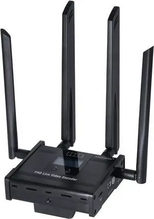 4G Video Encoder-H.264 & H.265 Low Latency Live Stream Transmitter for IP Broadcast WiFi Connectivity Ideal for Church Services,Education,Gaming,andSurgical Use (RTMP, RTMPS, SRT, RTSP) 4G Video Encoder-H.264 & H.265 Low Latency Live Stream Transmitter for IP Broadcast WiFi Connectivity Ideal for Church Services,Education,Gaming,andSurgical Use (RTMP, RTMPS, SRT, RTSP)