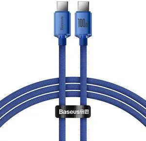 Baseus 100W USB C Cable 1m & 2m (3.3ft/6.6ft) 5A High Current Fast Charging & Data Sync for iPhone 15 Pro Max Plus, MacBook Pro, iPad Pro, Laptop, Tablet, Phone - Minimalist Series 2m blue Baseus 100W USB C Cable 1m & 2m (3.3ft/6.6ft) 5A High Current Fast Charging & Data Sync for iPhone 15 Pro Max Plus, MacBook Pro, iPad Pro, Laptop, Tablet, Phone - Minimalist Series 2m blue