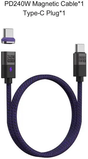 240W Magnetic Charging Cable PD3.1 5A Fast Charging USB C Multiple length options 1.8m C cable Type C Plug 240W Magnetic Charging Cable PD3.1 5A Fast Charging USB C Multiple length options 1.8m C cable Type C Plug