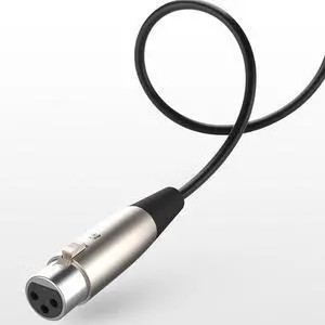 3.5mm Female to XLR Male Audio Cable 1/8" to XLR, 24K Gold Connectors, 4N OFC, Dual Shielding, for Smartphone, PC, Mixer & Speaker 3.5mm Female to XLR Male Audio Cable 1/8" to XLR, 24K Gold Connectors, 4N OFC, Dual Shielding, for Smartphone, PC, Mixer & Speaker