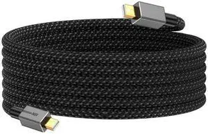 Mini DisplayPort to Mini DisplayPort Cable 16K@60Hz, 8K@120Hz, 4K@240Hz, HDR, for MacBook, Laptop, Monitor & Projector Mini DisplayPort to Mini DisplayPort Cable 16K@60Hz, 8K@120Hz, 4K@240Hz, HDR, for MacBook, Laptop, Monitor & Projector