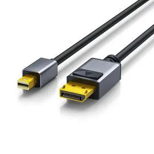 Mini DisplayPort to DisplayPort Adapter 8K@60Hz, DP 1.4, for Laptop, MacBook, Surface to Monitor, TV & Projector Mini DisplayPort to DisplayPort Adapter 8K@60Hz, DP 1.4, for Laptop, MacBook, Surface to Monitor, TV & Projector