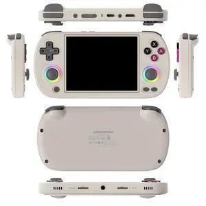 RG40XX H Handheld Game Console with RGB Lights HD TV Output, Linux Open System, 15000+ Classic Games Built-in RG40XX H Handheld Game Console with RGB Lights HD TV Output, Linux Open System, 15000+ Classic Games Built-in