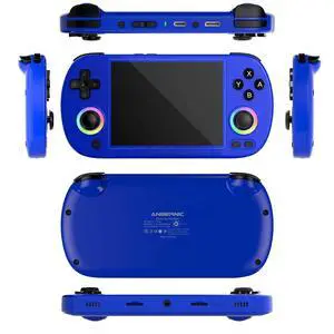 RG40XX H Handheld Game Console with RGB Lights HD TV Output, Linux Open System, 15000+ Classic Games Built-in Blue RG40XX H Handheld Game Console with RGB Lights HD TV Output, Linux Open System, 15000+ Classic Games Built-in Blue