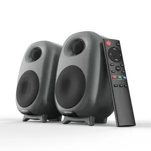 High-Fidelity 3" Active Bookshelf Speakers 2-Way Stereo Sound, Compact HiFi for Home/Desktop Near-Field Listening & Bedside Use - black High-Fidelity 3" Active Bookshelf Speakers 2-Way Stereo Sound, Compact HiFi for Home/Desktop Near-Field Listening & Bedside Use - black
