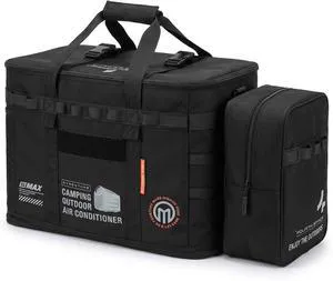 Storage Bag for S2 Pro Portable Air Conditioners, Outdoor Waterproof Dustproof Tent Air Camping Carrging Bag, Protection Organizer for Tent Air Conditioner, Black (New Version) Storage Bag for S2 Pro Portable Air Conditioners, Outdoor Waterproof Dustproof Tent Air Camping Carrging Bag, Protection Organizer for Tent Air Conditioner, Black (New Version)