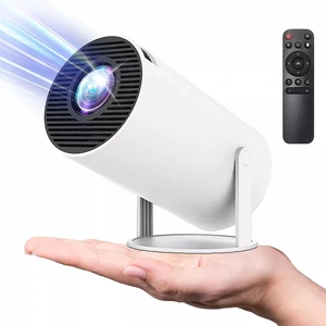 HY300 Portable Projector Smart Ultra HD, Bedroom Wall Projection, Portable HD Projector, Android Version, White HY300 Portable Projector Smart Ultra HD, Bedroom Wall Projection, Portable HD Projector, Android Version, White