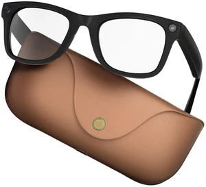 MT5 Smart Glasses Dual-Mic Noise Cancellation, 8MP AI Camera Sunglasses with Charging Case, Anti-Blue Light + Sunglasses Lenses, Orange Charging Case MT5 Smart Glasses Dual-Mic Noise Cancellation, 8MP AI Camera Sunglasses with Charging Case, Anti-Blue Light + Sunglasses Lenses, Orange Charging Case