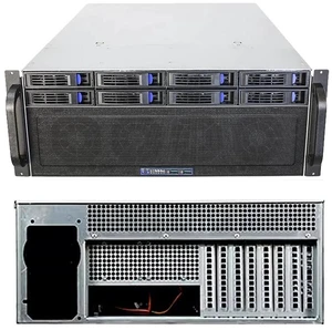 R4408 4U Server Chassis 8-Bay SATA Hot-Swap Backplane, ATX PSU Mount, Supports EATX Motherboard, for AI Storage/GPU Computing/Rendering R4408 4U Server Chassis 8-Bay SATA Hot-Swap Backplane, ATX PSU Mount, Supports EATX Motherboard, for AI Storage/GPU Computing/Rendering