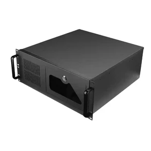 4U Industrial Rackmount Chassis 610 19" Rack, ATX PSU, 7 Full-Height Slots, Black, Supports Up to 12×9.6" (305×245mm) Motherboard, for Industrial/Server/Surveillance 4U Industrial Rackmount Chassis 610 19" Rack, ATX PSU, 7 Full-Height Slots, Black, Supports Up to 12×9.6" (305×245mm) Motherboard, for Industrial/Server/Surveillance