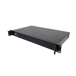Short 1U Industrial Chassis (Chassis Only) 26cm Depth, Supports 170×170 ITX, Aluminum Panel, 2x 4cm Hydraulic Fans, for Firewall/Surveillance/Server Short 1U Industrial Chassis (Chassis Only) 26cm Depth, Supports 170×170 ITX, Aluminum Panel, 2x 4cm Hydraulic Fans, for Firewall/Surveillance/Server