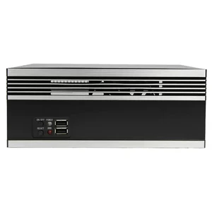ITX Mini Industrial Chassis (Chassis Only)  Supports 17×17cm ITX, 1 Slot, 1x 8cm Fan, for HTPC/Industrial Control/Small Case