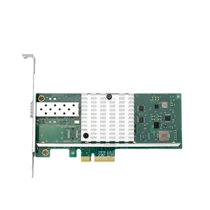 82599 10G SFP+ Fiber Network Card  PCI-E X4 Single Port, X520-DA1 Compatible, Supports PXE/UEFI, for Server/10GbE Network