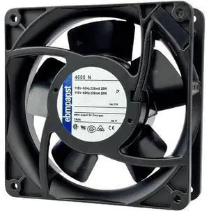 for ebmpapst 4600N Axial Fan115V 12038 Industrial Cooling Fan All-Metal Heat-Resistant Cooling Fan 4600N, 2-Pin 20W for ebmpapst 4600N Axial Fan115V 12038 Industrial Cooling Fan All-Metal Heat-Resistant Cooling Fan 4600N, 2-Pin 20W