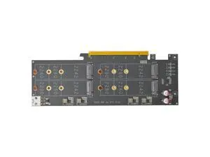 Vszerda PCIe 5.0 M.2 SSD Expansion Card for 4 NVME M.2 SSD M Key 2280 2260 2242 Vszerda PCIe 5.0 M.2 SSD Expansion Card for 4 NVME M.2 SSD M Key 2280 2260 2242