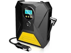 Ecocleanpath 12V Portable Tire Inflator with Digital Gauge & LED Light, 150PSI Auto Shutoff for Car, Bike, Air Mattress Ecocleanpath 12V Portable Tire Inflator with Digital Gauge & LED Light, 150PSI Auto Shutoff for Car, Bike, Air Mattress