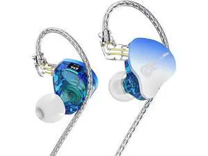 4-Sound Profile IEM Earphones, 10mm Dual Magnetic Drivers, Wired Gaming Earbuds with Deep Bass 4-Sound Profile IEM Earphones, 10mm Dual Magnetic Drivers, Wired Gaming Earbuds with Deep Bass