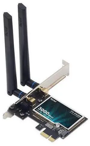 AX3000 WiFi 6 PCIe Card WiFi6 AX200 Desktop PCI-E Wireless Adapter WPA3, Bluetooth 5.2,Dual Band 3000Mbps WiFi 802.11ax PCIE-AX3000 Network Card MU-MIMO Gigabit WLAN for PC Windows 10,11 64 bit AX3000 WiFi 6 PCIe Card WiFi6 AX200 Desktop PCI-E Wireless Adapter WPA3, Bluetooth 5.2,Dual Band 3000Mbps WiFi 802.11ax PCIE-AX3000 Network Card MU-MIMO Gigabit WLAN for PC Windows 10,11 64 bit