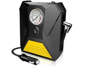 Ecocleanpath 12V Portable Tire Inflator Air Compressor with Pressure Gauge & LED Light, 150PSI for Car/Bike Tires Ecocleanpath 12V Portable Tire Inflator Air Compressor with Pressure Gauge & LED Light, 150PSI for Car/Bike Tires