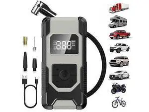 Ecocleanpath 150PSI Cordless Tire Inflator with LCD Display, Portable Air Compressor for Car Tires (Black) Ecocleanpath 150PSI Cordless Tire Inflator with LCD Display, Portable Air Compressor for Car Tires (Black)