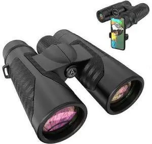 Ecocleanpath Adasion 12x42 Waterproof Binoculars with Phone Adapter, 560g Lightweight for Bird Watching & Hunting Ecocleanpath Adasion 12x42 Waterproof Binoculars with Phone Adapter, 560g Lightweight for Bird Watching & Hunting