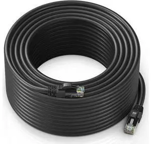 Ethernet Cable 200 ft CAT6 High Speed Internet Network LAN Cable Cord, Outdoor Waterproof (Black) Ethernet Cable 200 ft CAT6 High Speed Internet Network LAN Cable Cord, Outdoor Waterproof (Black)