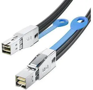 12G Mini SAS HD SFF-8644 to SFF-8644 Cable for NVMe Enclosure/Storage Array, SAN & JBOD Compatibility, 100-Ohm, 3-m(10ft) 12G Mini SAS HD SFF-8644 to SFF-8644 Cable for NVMe Enclosure/Storage Array, SAN & JBOD Compatibility, 100-Ohm, 3-m(10ft)