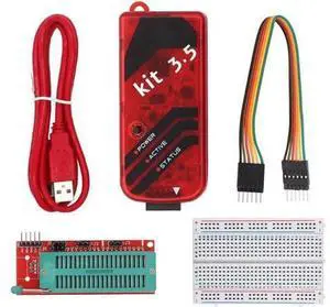 PIC Programming Kit PICKIT3/3.5 Compatible PIC Microcontroller Programmer and in-Ciruit Debugger for Almost PIC MCU with ICSP Interface,Support MPLAB IDE (PICKIT3.5 Kit) PIC Programming Kit PICKIT3/3.5 Compatible PIC Microcontroller Programmer and in-Ciruit Debugger for Almost PIC MCU with ICSP Interface,Support MPLAB IDE (PICKIT3.5 Kit)