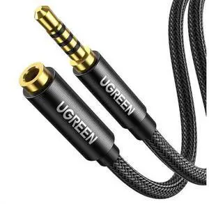 UGREEN Headphone Extension Cable 4 Pole TRRS 3.5mm Extension with Microphone Male to Female Stereo Audio Cable Gold Plated Nylon Braided Compatible with iPhone iPad Smartphones Media Players, 3.3FT UGREEN Headphone Extension Cable 4 Pole TRRS 3.5mm Extension with Microphone Male to Female Stereo Audio Cable Gold Plated Nylon Braided Compatible with iPhone iPad Smartphones Media Players, 3.3FT