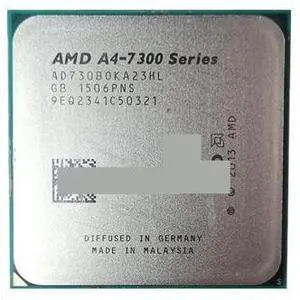CPU A A4-Series A4-7300 A4 7300 A4 7300B 3.8 GHz Dual-Core CPU Prosesor AD7300OKA23HL Socket FM2 CPU A A4-Series A4-7300 A4 7300 A4 7300B 3.8 GHz Dual-Core CPU Prosesor AD7300OKA23HL Socket FM2