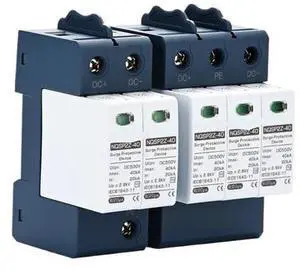 DC SPD 100V 250V 500V 800V 1000V Surge Arrester Protective Protector 20KA 40KA 60KA Energy DC Surge Protector DC SPD 100V 250V 500V 800V 1000V Surge Arrester Protective Protector 20KA 40KA 60KA Energy DC Surge Protector