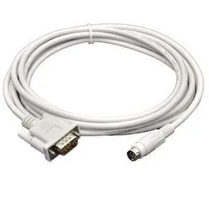 for FX-50DU-CAB0 PLC Connected to F940 30 GT1050 Touch Screen Programming Communication Cable White 15m for FX-50DU-CAB0 PLC Connected to F940 30 GT1050 Touch Screen Programming Communication Cable White 15m