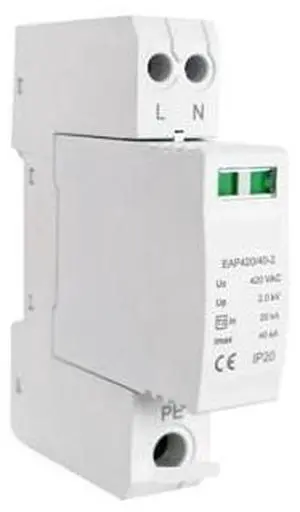 1P+N 18mm SPD 20~40KA Surge Protector Protection AC 220V Low-Voltage Arrester Device AC275V-420V SPD 1P+N 18mm SPD 20~40KA Surge Protector Protection AC 220V Low-Voltage Arrester Device AC275V-420V SPD