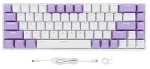 68 Keys Mechanical Keyboard 60% Blue Switch Hot Swap N Key Rollover RGB Backlit USB C Wired Keyboard with Detachable Cable for 7 8 10 and HarmonyOS 68 Keys Mechanical Keyboard 60% Blue Switch Hot Swap N Key Rollover RGB Backlit USB C Wired Keyboard with Detachable Cable for 7 8 10 and HarmonyOS
