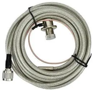 Coaxial Extension Cable with N Head Male Female Connector, Premium Video Cable for Secure Signal Transmission, Overmolded Durable Design, 5M Length for TV Antenna and RF (Without Adapter) Coaxial Extension Cable with N Head Male Female Connector, Premium Video Cable for Secure Signal Transmission, Overmolded Durable Design, 5M Length for TV Antenna and RF (Without Adapter)