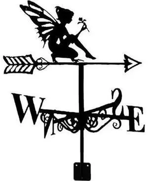Store Flower Fairy Weathervanes, Black Weather Vane, Garden Pile Wind Direction Indicator, Tools for Outdoor Courtyard Roof Decoion Store Flower Fairy Weathervanes, Black Weather Vane, Garden Pile Wind Direction Indicator, Tools for Outdoor Courtyard Roof Decoion