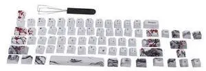PBT Five Sided Sublimation Keycaps, 71 Key Set for Mechanical and Optical Keyboards, Ultra Thick Wall Design, Wear and, Compatible with RK61/Gans Alt61/IKBC (English-Japanese) PBT Five Sided Sublimation Keycaps, 71 Key Set for Mechanical and Optical Keyboards, Ultra Thick Wall Design, Wear and, Compatible with RK61/Gans Alt61/IKBC (English-Japanese)